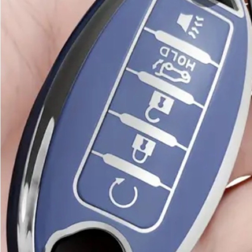 Blue Car Key Fob Cover - Nissan - New